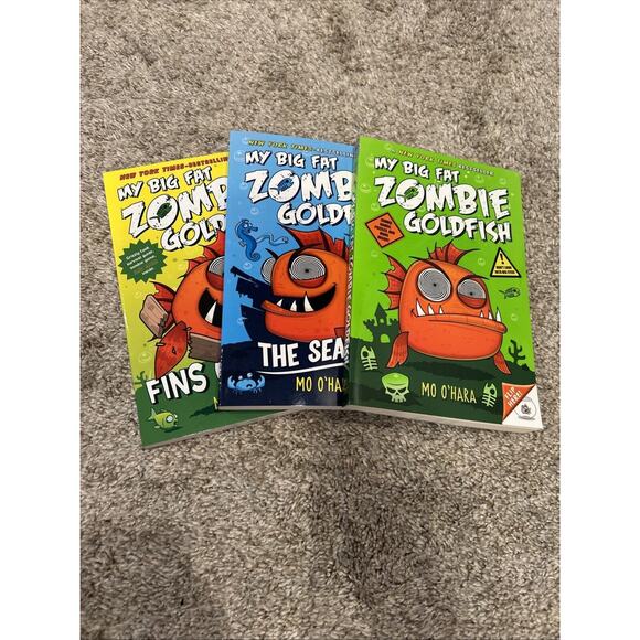 My Big Fat Zombie Goldfish Boxed Set of 3, LIke New - Picture 2 of 6